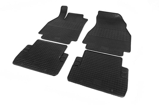 Polytep rubber mats (4 pcs) for Renault Megane II 2004-2009 - Reelken Auto