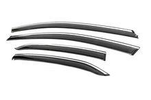 Window Deflectors with Chrome Trim Niken Luxury (4 pcs) for Toyota Camry 2018-2023 - image 2