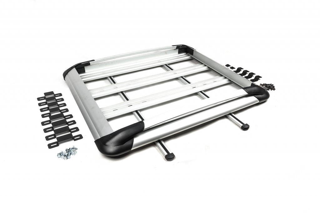 Roof rack with crossbars and net (125cm x 200cm) for Renault Trafic 2015- - image 1