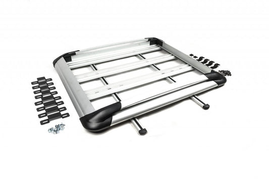 Roof rack with crossbars and net (125cm x 200cm) for Renault Trafic 2015- - image 1
