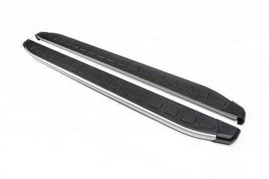 Side sills Fullmond (2007-2012, 2 pcs., aluminum) for Isuzu D-Max 2002-2011 - Reelken Auto