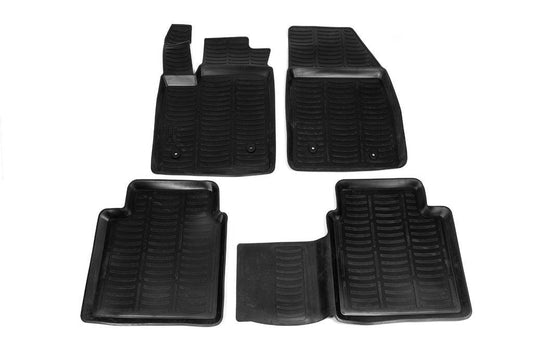 Rubber mats (4 pieces, Niken 3D) for Ford Focus IV 2018↗ year - Reelken Auto