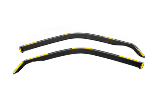 In-Channel Wind Deflectors Niken Luxury (2 pcs) for Volkswagen T5 2010-2015 - image 2