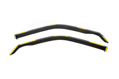 In-Channel Wind Deflectors Niken Luxury (2 pcs) for Volkswagen T5 Multivan 2003–2010 - image 2