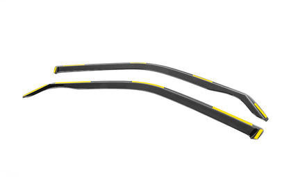 In-Channel Wind Deflectors Niken Luxury (2 pcs) for Volkswagen T5 Multivan 2003–2010 - image 3