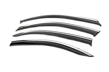 Window Deflectors with Chrome Trim Niken Luxury (SD, 4 pcs) for Skoda Octavia IV A8 2020- - image 2