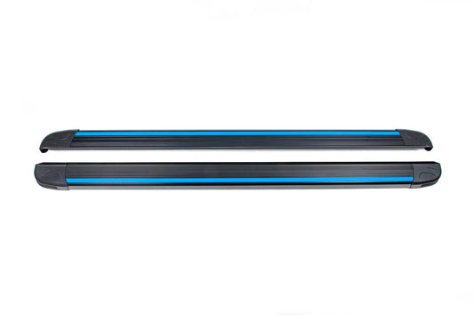 Lateral platforms Maya Blue (2 pieces, aluminum) for SsangYong Rexton I 2001-2017 - image 2