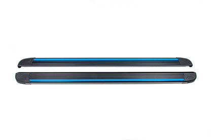 Lateral platforms Maya Blue (2 pieces, aluminum) for Chevrolet Captiva 2006-2019 - image 2
