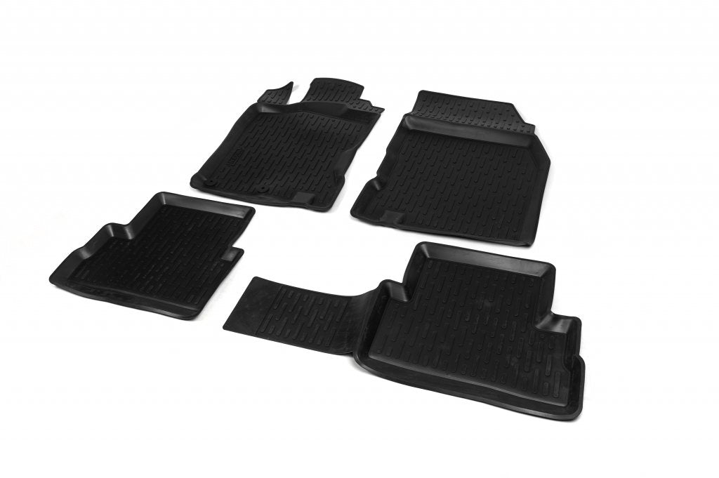 Rubber Floor Mats (4 pcs, Niken 3D) for Renault Kadjar 2015-2022 - image 1