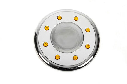 Overlay on the gas tank hatch V2 (plastic) for Volkswagen Golf 4 - Reelken Auto
