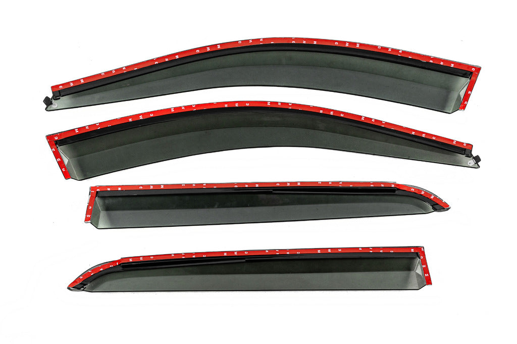 Window Deflectors with Chrome Trim Niken Luxury (4 pcs) for Renault City K-ZE 2021- - image 3