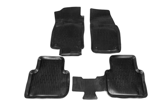 Rubber Floor Mats (4 pcs, Niken 3D) for Volkswagen Tiguan 2016-2023 - image 2