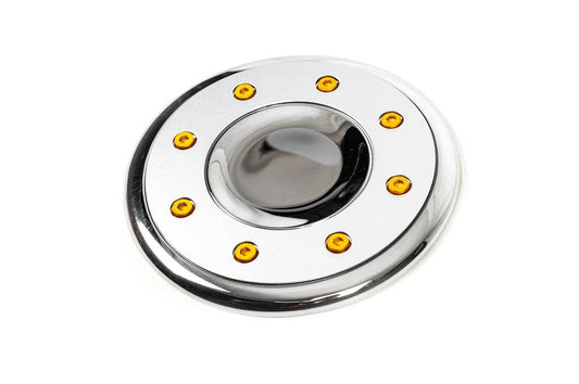 Overlay on the gas tank hatch V2 (plastic) for Volkswagen Golf 4 - Reelken Auto