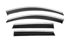 Window Deflectors with Chrome Trim Niken Luxury (4 pcs) for Renault Kadjar 2015-2022 - image 1