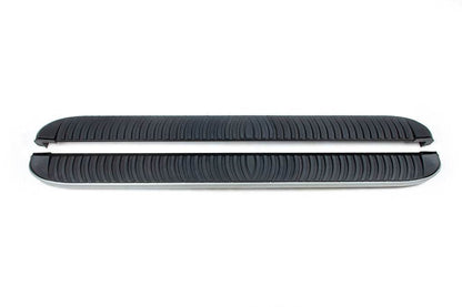 Lateral platforms Tayga Grey (2 pieces, aluminum) for Jeep Grand Cherokee WK 2004-2010 - Reelken Auto