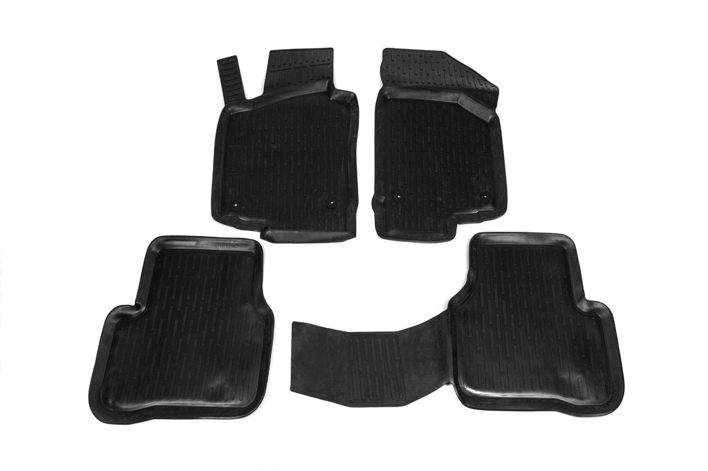 Rubber Floor Mats (4 pcs, Niken 3D) for Volkswagen Passat B6 2006-2012 - image 2