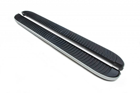 Side steps Tayga Gray (2 pieces, aluminum) for DS7 Crossback - Reelken Auto