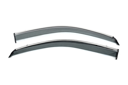 Window deflectors with chrome trim (2 pcs, Niken Future) for Mercedes Vito/V-class W447 2014- - image 3
