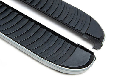 Side sills Tayga Grey (2 pieces, aluminum) for GMS Sierra 2019- - Reelken Auto