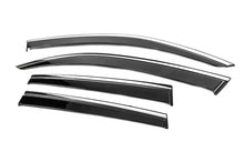 Window Deflectors with Chrome Trim Niken Luxury (4 pcs) for Subaru Forester 2013-2018 - image 2