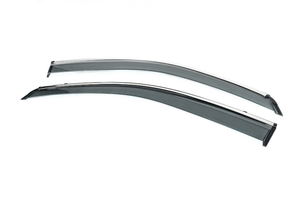 Window deflectors with chrome trim (2 pcs, Niken Future) for Mercedes Vito/V-class W447 2014- - image 4