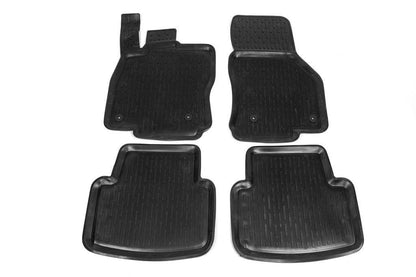Rubber mats (4 pieces, Niken 3D) for Skoda Octavia III A7 2013-2019 - Reelken Auto