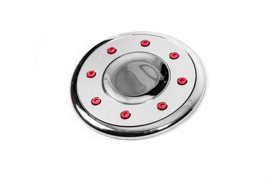 Overlay on the gas tank hatch V3 (plastic) for Volkswagen Golf 4 - Reelken Auto