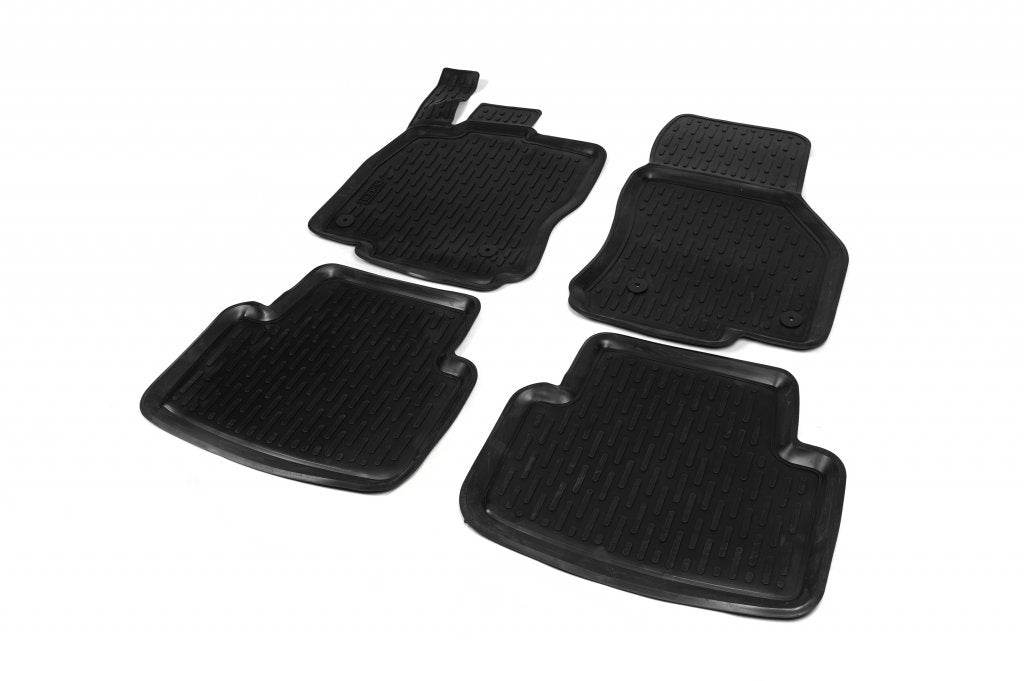 Rubber mats (4 pieces, Niken 3D) for Skoda Octavia III A7 2013-2019 - Reelken Auto