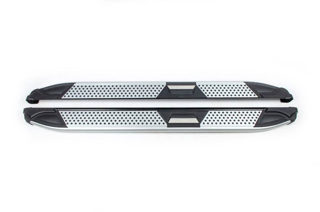Side steps Mevsim Gray (2 pieces, aluminum) for DS7 Crossback - Reelken Auto