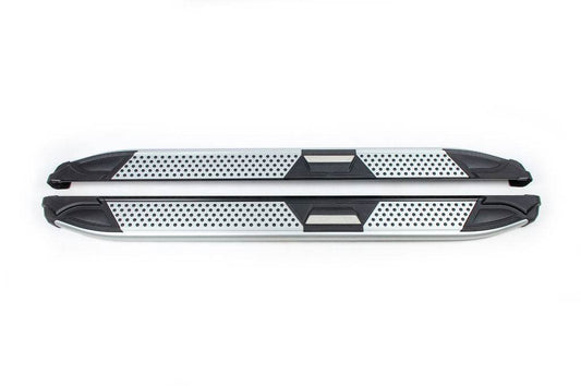 Side steps Mevsim Gray (2 pieces, aluminum) for DS7 Crossback - Reelken Auto