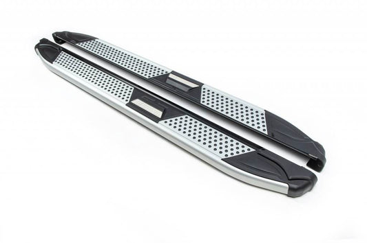 Side steps Mevsim Gray (2 pieces, aluminum) for DS7 Crossback - Reelken Auto