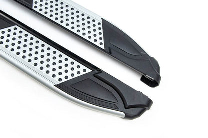 Side steps Mevsim Gray (2 pieces, aluminum) for DS7 Crossback - Reelken Auto