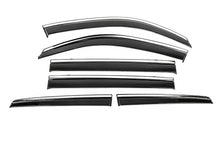 Window Deflectors with Chrome Trim Niken Luxury (2008-2015, 6 pcs) for Lexus LX570/450d 2008-2022 - image 2
