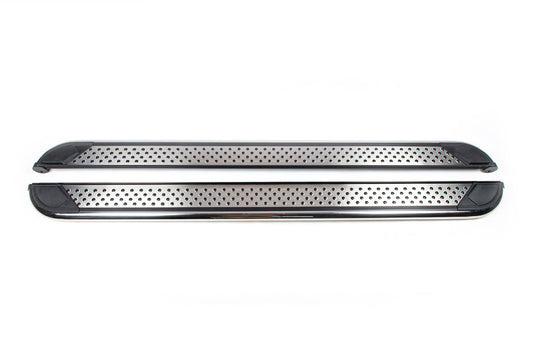 Side sills Maydos V2 (2 pieces, aluminum ↗ stainless steel) for Land Rover Discovery Sport - image 2