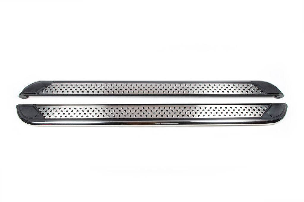 Side sills Maydos V2 (2 pieces, aluminum ↗ stainless steel) for DS7 Crossback - Reelken Auto
