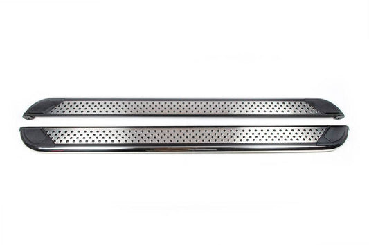 Side sills Maydos V2 (2 pieces, aluminum ↗ stainless steel) for DS7 Crossback - Reelken Auto
