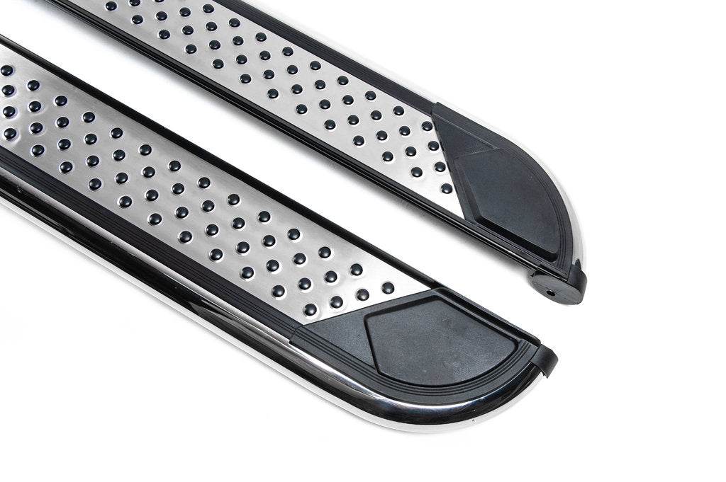Side sills Maydos V2 (2 pieces, aluminum ↗ stainless) for Acura MDX 2013-2020 - Reelken Auto