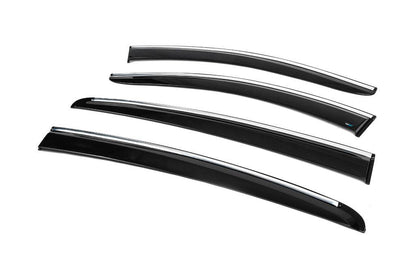 Windshields with chrome HB/SD (4 pcs., Sunplex Chrome) for Ford Focus IV 2018↗ year - Reelken Auto