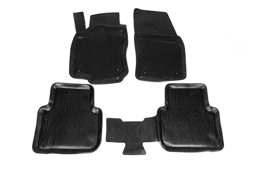 Rubber Floor Mats (4 pcs, Niken 3D) for Volkswagen Touran 2015- - image 2