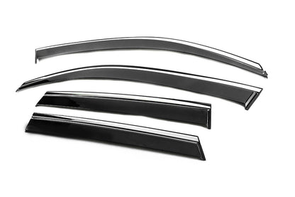 Window Deflectors with Chrome Trim Niken Luxury (4 pcs) for Suzuki Vitara 2015- - image 2