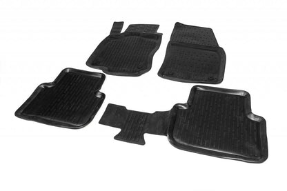 Rubber Floor Mats (4 pcs, Niken 3D) for Volkswagen Touran 2015- - image 1