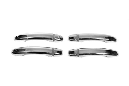 Chrome door handle covers without buttons (4 pcs, stainless steel) for Audi A5 2007-2015 - image 3