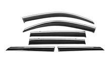 Window Deflectors with Chrome Trim Niken Luxury (6 pcs) for Toyota Land Cruiser Prado 150 2009-2023 - image 2
