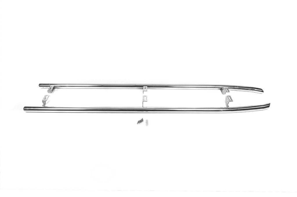 Protection BB004 side sill (2 PCs, stainless.) for Toyota Land Cruiser 200 - Reelken Auto