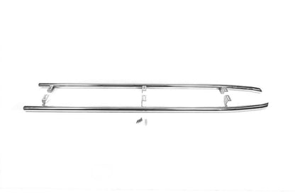 Protection BB004 side sill (2 PCs, stainless.) for Toyota Land Cruiser 200 - Reelken Auto