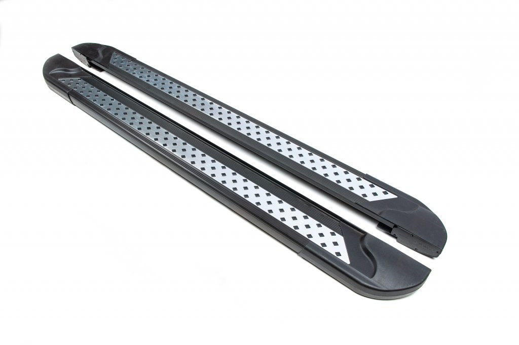Side Steps New Vision Black (2 pcs, Aluminum) for Ford Transit 2014- - image 1