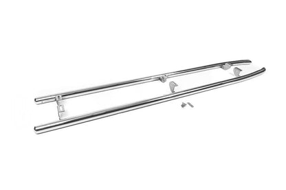 Protection BB004 side sill (2 PCs, stainless.) for Toyota Land Cruiser 200 - Reelken Auto