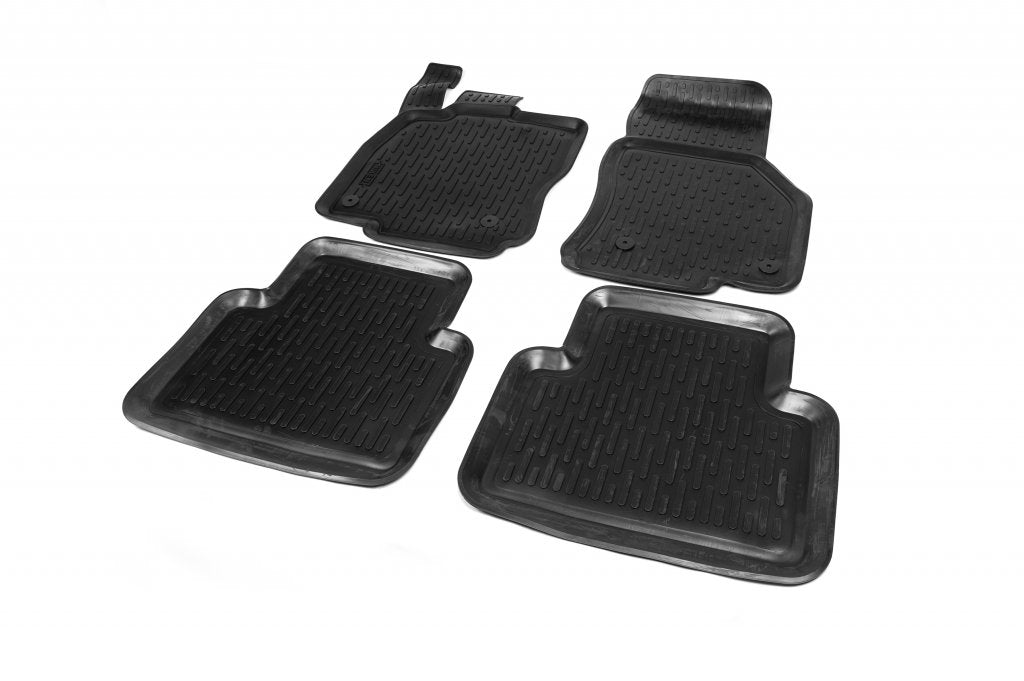Rubber Floor Mats (4 pcs, Niken 3D) for Skoda Kodiaq 2016-2023 - image 1