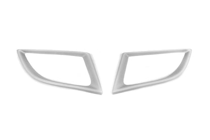 Bumper inserts (2008-2012, 2 pcs, primed) for Renault Megane III 2009-2016 - image 2