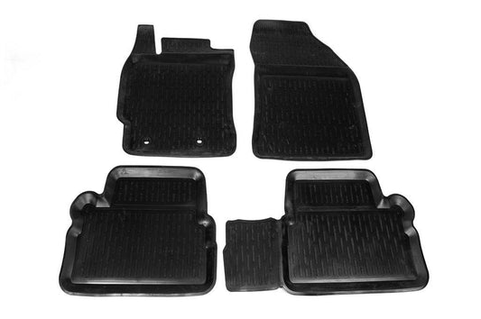 Rubber mats (4 pieces, Niken 3D) for Toyota Corolla 2007-2013 - Reelken Auto